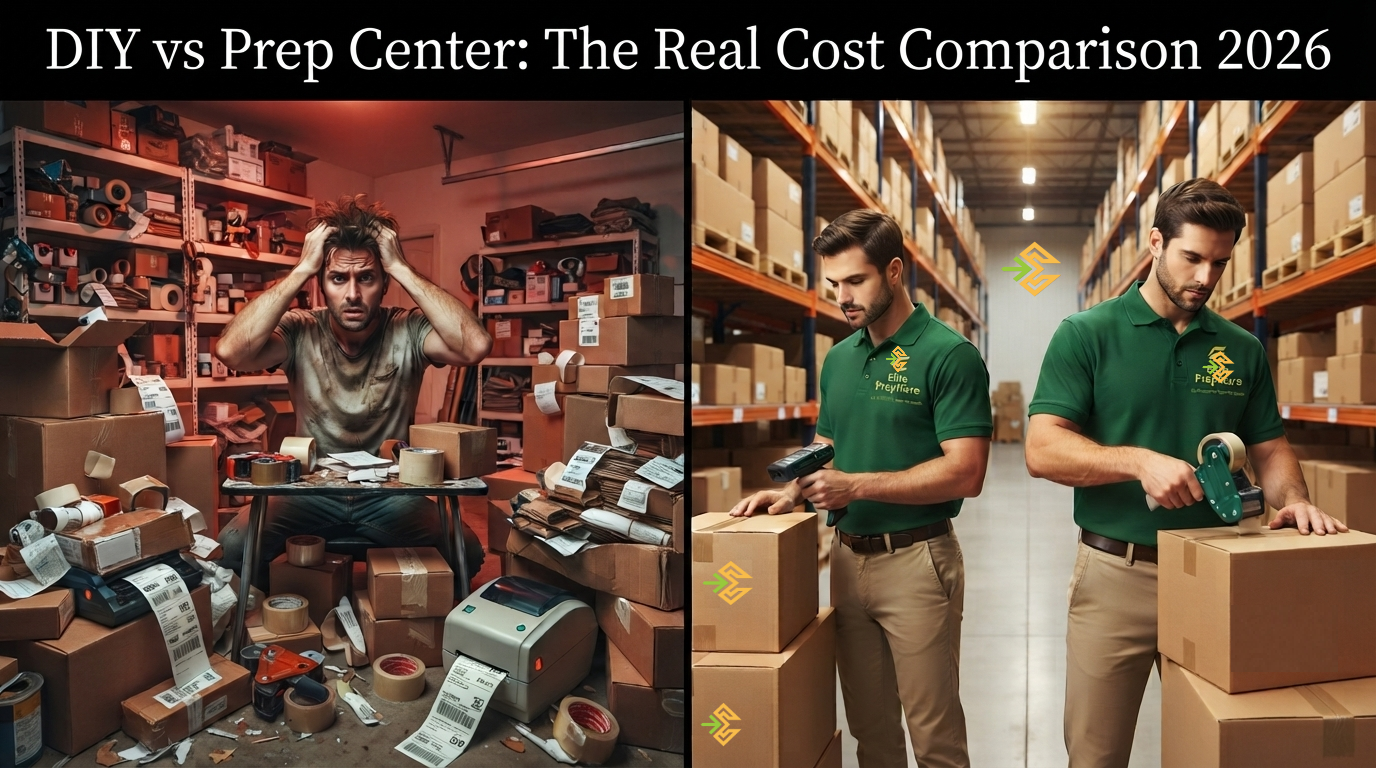 FBA Prep Center vs Doing It Yourself: Real Cost Comparison for 2026