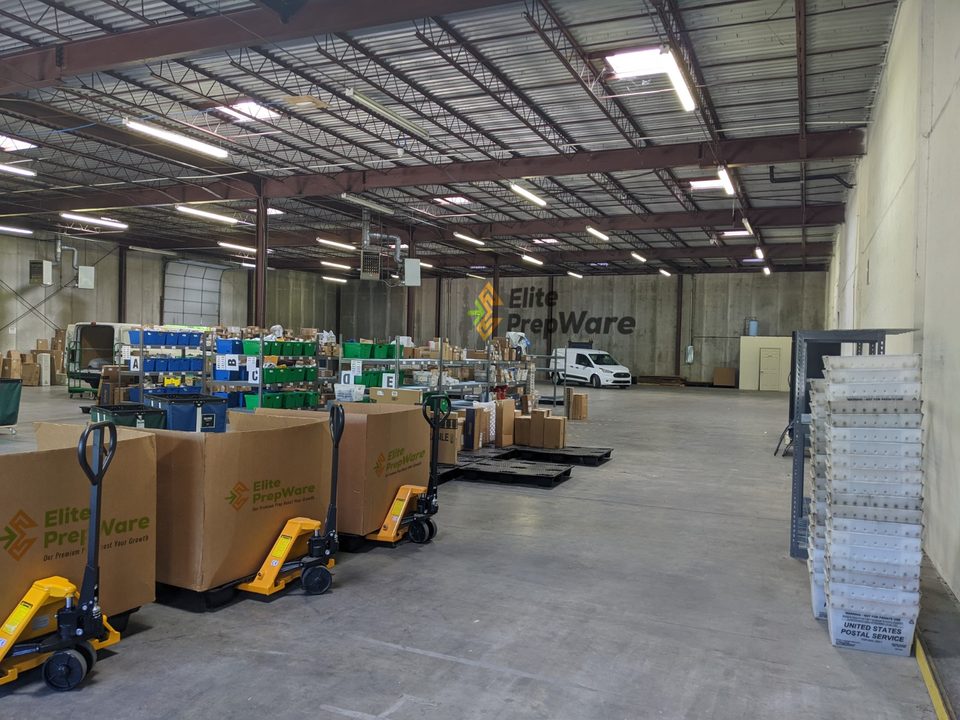 ElitePrepWare warehouse facility Apex NC